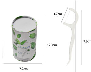 Palillos de Dientes con Hilo Dental Personalizables - Material Ecológico de Grado Alimenticio, Mango Antideslizante, Sabor a Menta Refrescante, Popular Entre los Usuarios - Product Image 6