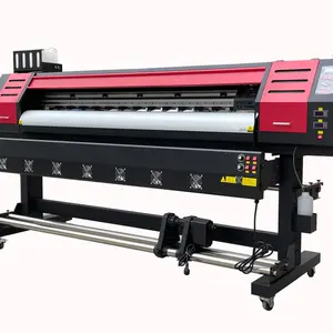 Perusahaan Periklanan Profesional Lukisan Minyak Stiker Poster Pencetakan Bi-directional Transfer Termal XP600 Printer Nosel