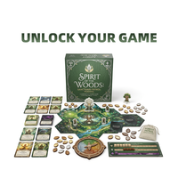 Scatola Archivio con Chiusura a Conchiglia in Carta ad Alta Opacità Approvata GS Mark per Giochi da Tavolo Cooperativi e Escape Room