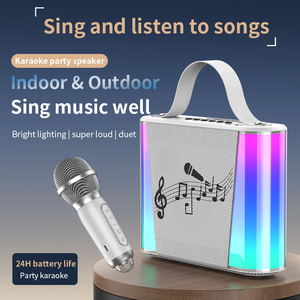 El Mejor Regalo: Altavoz LED Portátil con Micrófono para Niños, Uso en Exteriores, Inalámbrico, con Batería, Pantalla con Iluminación LED RGB - Product Image 5