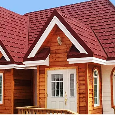 지붕 건축 자재 1290x370mm 시트 타일 지붕 돌 코팅 연동 금속 지붕 타일에 대한 페인트 스페인어 타일