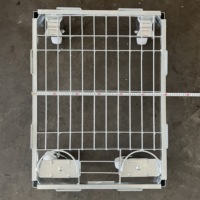 Chariot danois demi-serre en acier inoxydable, chariot à fleurs roulant multi-niveaux, transport OEM
