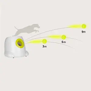 لعبة تنس الكلب التفاعلية جلب الكرة قاذفة مضحك 5 متر كاكر الناسف الحيوانات الأليفة الرياضة مطاردة ترتد