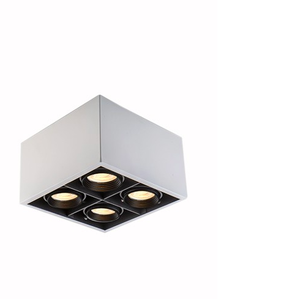 <span class=keywords><strong>Spot</strong></span> encastré carré à grille, 4 têtes, halogène ou <span class=keywords><strong>LED</strong></span> MR16 GU5.3, fournisseur original Zhongshan Lighting - Product Image 4