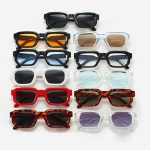 2026 Fashion <b>Men's</b> <b>Sunglasses</b> Cheap Unisex UV400 PC <b>Square</b> Thick Black Frame Classic Reading <b>Sunglasses</b> for <b>Men</b> - Product Image 4