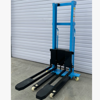 Chariot élévateur électrique portable, grue de levage, capacité de 1500 kg, élévateur hydraulique de marchandises