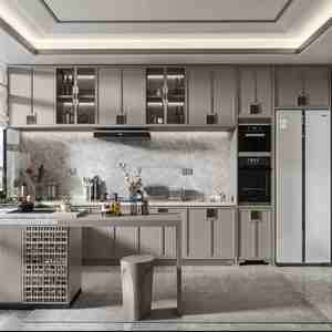 ตู้ติดผนังทำเองสำหรับการรับประทานอาหารเฟอร์นิเจอร์บ้านคุณภาพสูงพร้อมโครงสร้างหลักรังผึ้งอลูมิเนียมหุ้มด้วยสแตนเลส - Product Image 4