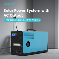 Solarthon 1000W Stasiun Tenaga Portabel dengan Sistem Energi Surya MPPT & PWM untuk Penggunaan Luar Ruangan