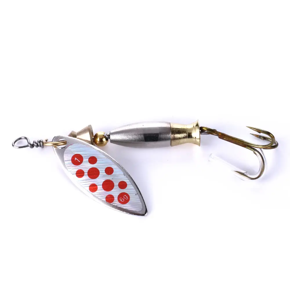 Spinner Fishing Lures Shone Metal Sequin Trout Spoon With Feather Hooks for Carp Fishing Pesca
