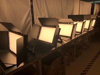 TV Studio Video beleuchtung Foto ausrüstung LED 3200k/5600k Zweifarbig dimmbar 220W Panel Flache weiche Lichter für Bühnen theater