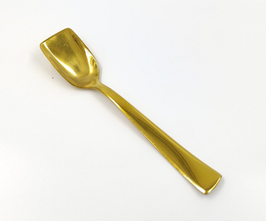 Cuillère à café en acier inoxydable plaqué or PVD de qualité supérieure, cuillère doseuse idéale pour le café et les boissons - Product Image 1