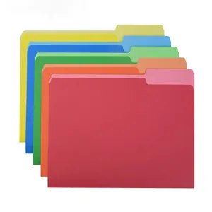 Carpeta de archivos A4 personalizada, tamaño de las letras 8-1/2 "x 11", clásica, 1/3-Cut, en posiciones centrales izquierda y derecha