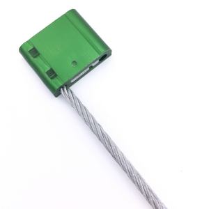 Sello de cable de bloqueo de <span class=keywords><strong>alambre</strong></span> de acero inoxidable <span class=keywords><strong>galvanizado</strong></span> de alta resistencia Etiqueta de seguridad a prueba de manipulaciones para contenedor de transporte - Product Image 4