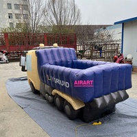 Modèle de camion gonflable exquis pour les événements de festivals scientifiques et technologiques, produits de camion publicitaire gonflable personnalisés