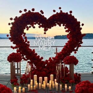 Акриловая неоновая LED-подсветка в форме сердца для предложения руки и сердца, признания в любви, свадьбы, годовщины, декоративное освещение-сюрприз - Product Image 2