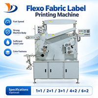 Nouvelle machine d'impression flexographique à tambour central automatique RD, 6 couleurs, 60 m/min, contrôle Android, étiquettes lavables à l'eau