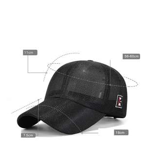 Casquette de baseball réversible personnalisable, bleu marine, pour la course, le streetwear extravagant et le cyclisme, modèle uni - Product Image 4