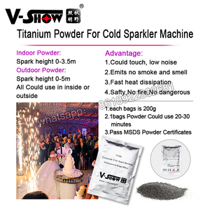 Vshow Tp200 30 Túi Titan Bột Hỗn Hợp Ti Cho Tia lửa Máy Hiệu ứng Sân Khấu Cho DJ Đám Cưới - Product Image 3