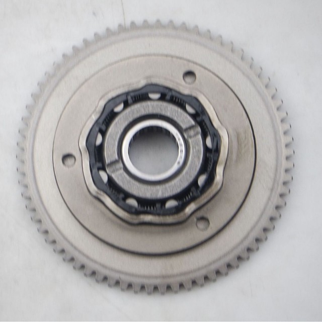 Motorcycle Starter Clutch Drive Gear for TVS125 TVS150 Scooter Engine Overrunning Clutch Spare Parts