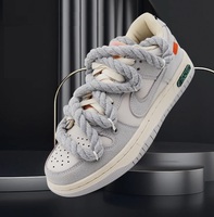 Lacets de chaussures en coton 100% naturel, 3 brins, 8 mm, torsadés, personnalisés