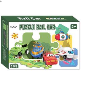 ชุดรางไฟฟ้าสำหรับเด็ก5ชิ้นชุดราง<span class=keywords><strong>รถ</strong></span>ยนต์ลายการ์ตูน5ชิ้น - Product Image 5