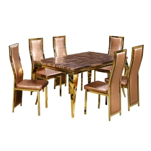 <span class=keywords><strong>Table</strong></span> à manger moderne <span class=keywords><strong>de</strong></span> luxe <span class=keywords><strong>de</strong></span> <span class=keywords><strong>haute</strong></span> qualité, ensemble <span class=keywords><strong>table</strong></span> à manger, chaises 6 places <span class=keywords><strong>pour</strong></span> <span class=keywords><strong>table</strong></span> à manger - Product Image 4