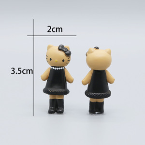 Dijes de Resina 3D de Gato KT Kawaii de Dibujos Animados, Flores, Vestido de Novia, Gatito, Accesorios para Decorar Carcasas de Teléfono, Suministro al por Mayor en Existencia - Product Image 1