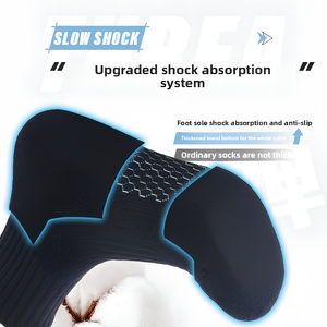 Maratona professionale Running <span class=keywords><strong>calzini</strong></span> <span class=keywords><strong>da</strong></span> squadra imbottitura fondo asciugamano antibatterico Spandex/Nylon <span class=keywords><strong>calzini</strong></span> <span class=keywords><strong>da</strong></span> <span class=keywords><strong>basket</strong></span> Badminton - Product Image 4