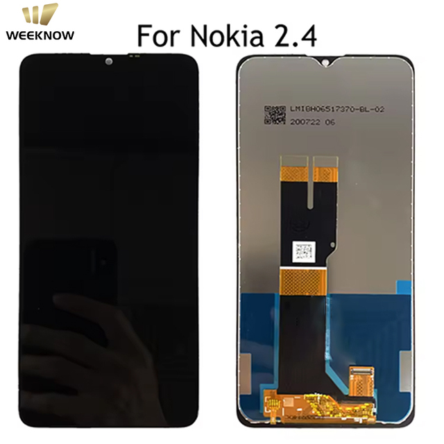 6.5'' Original for Nokia 2.4 LCD Display Touch Screen Digitizer Assembly TA-1277 A-1275 A-1270 LCD Assembly Replacement
