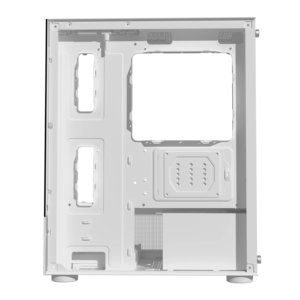 Boîtier pour ordinateur de jeu en acrylique avec verre latéral pour ordinateur, boîtier cpu blanc - Product Image 4
