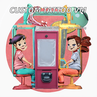 Distributeur automatique de cartes métalliques personnalisées DEER, autocollants de tatouage, jetons – Durable, haute qualité, capacité 20-150, garantie 1 an