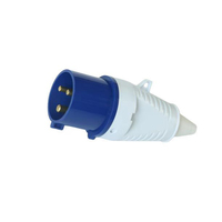 Prise bleue de remplacement ZNPON P3234 CEE PLUG 32AMP 220V-à utiliser avec les fils traînants