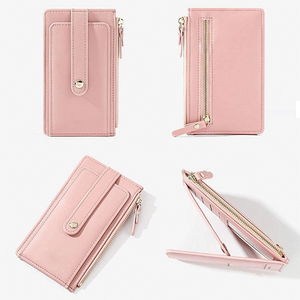 Portafoglio portacarte PU per <span class=keywords><strong>donna</strong></span> piccola con borsa portamonete e portamonete Business o <span class=keywords><strong>regalo</strong></span> promozionale - Product Image 4