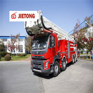 Famoso JIETONG incendios marca 60m-43m altura de trabajo aéreo dual boom de brazo articulado de agua y espuma de Torre camión de <span class=keywords><strong>bomberos</strong></span> - Product Image 1
