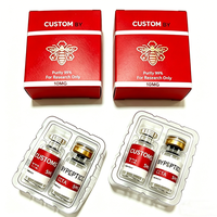 Étiquettes personnalisées pour flacons pharmaceutiques vides, pliables, 3 ml, pour peptides, en carton recyclé, avec éponge