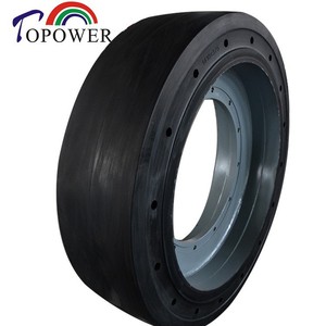 Topower Venta Caliente Suministro de Fábrica Portaescorias de Servicio Pesado con Llanta de Aluminio y Neumático de Goma Sólida 355/50-20, Altos Estándares de Calidad - Product Image 1