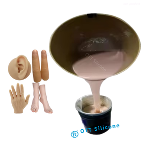 Caoutchouc de Silicone liquide de coulée <span class=keywords><strong>Platinum</strong></span> Cure Life pour partie de corps prothétique de main en Silicone Silicona rtv2 - Product Image 4