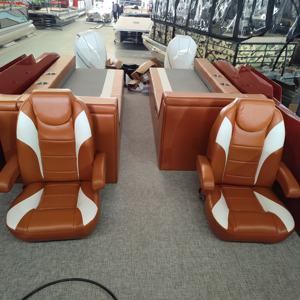 <span class=keywords><strong>Bateau</strong></span> à ponton <span class=keywords><strong>de</strong></span> luxe à double console orange en <span class=keywords><strong>fibre</strong></span> <span class=keywords><strong>de</strong></span> <span class=keywords><strong>verre</strong></span> avec pare-brise - Product Image 6