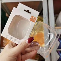 Boîte d'emballage rigide pour écouteurs Bluetooth TWS, plateau blister, gaufrage, revêtement UV, pelliculage mat, logo personnalisé, recyclable, moderne