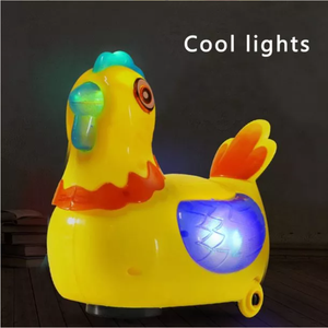 Peut marcher pondre des œufs chanter enfants cadeau de vacances <span class=keywords><strong>puzzle</strong></span> électrique coq jouet en plastique - Product Image 5