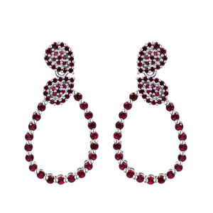 Pendientes de Plata de Ley con Baño de Oro de 18k, Estilo Clásico, Minimalista, con Moissanita en Forma de Pera, de Tianyu Gems - Product Image 3