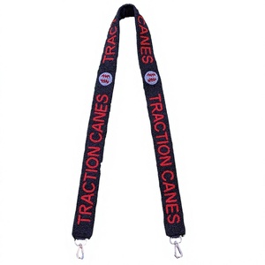 Correa de Bolso Ajustable de Algodón de Alta Calidad BRUSLY, Letras Personalizadas con Cuentas, Regalo Perfecto para el Espíritu Escolar, Bordado para Niñas - Product Image 5