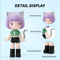 Fabricant de figurines d'action personnalisées ZXL, figurine de chat en plastique PVC, jouet de dessin animé, cadeau, décoration, OEM, objet de collection