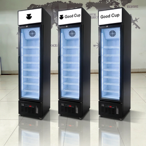Enfriador <span class=keywords><strong>de</strong></span> Aire Comercial Delgado para Bebidas, Refrigerador <span class=keywords><strong>de</strong></span> Exhibición para Coca-Cola, Pepsi y Otras Bebidas - Product Image 1
