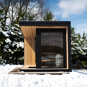 Sauna Finlandesa Tradicional para Exteriores, de Madera de Hemlock, para 3 Personas, con Infrarrojos, Gran Promoción - Product Image 2