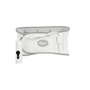 เข็มขัดพยุงหลังไฟฟ้าแบบเป่าลม AiHuJia สีขาว รูปตัวยู ชาร์จไฟได้ สำหรับบรรเทาอาการปวดหลัง สำหรับวัยกลางคนและผู้สูงอายุ - Product Image 1