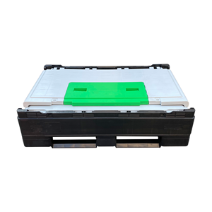 משטח פלסטיק תעשייתי מתקפל עם גלגלים לשימוש במחסן - Product Image 4