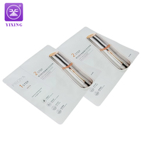 Masque facial 3 côté joint sac échantillon paquet Sachet cosmétique sacs produit emballage sacs