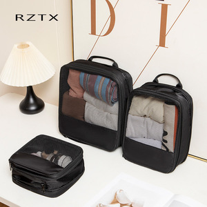 Ensemble de sacs de rangement de voyage multifonctionnels, motif personnalisé, mode, <span class=keywords><strong>valise</strong></span>, sac de rangement pour vêtements, emballage de rangement pour vêtements - Product Image 1