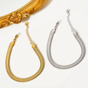 Retro hợp thời trang, rắn xương chuỗi, Zircon dát Tennis Vòng đeo tay cho phụ nữ, Punk Glossy Bangle - Product Image 3